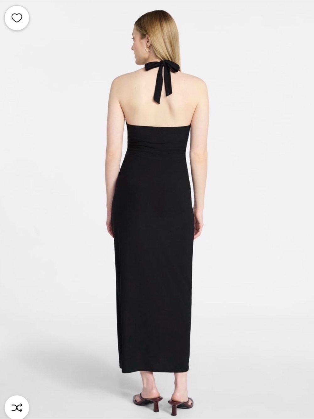 No Boundaries Black Halter Maxi Dress - Picture 5 of 6